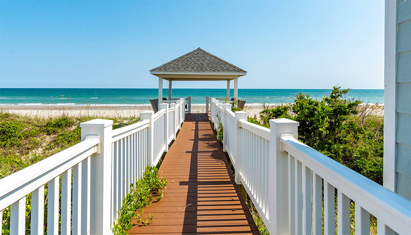 A Gathering Place - beach walkway