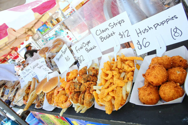 seafood at the NC Seafood Festival