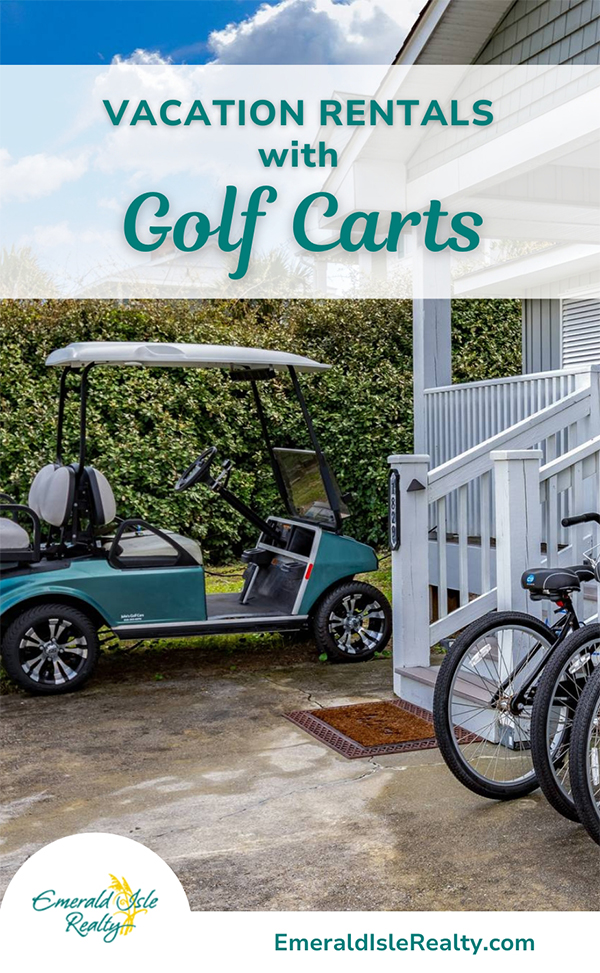 North Carolina Beach Vacation Rentals with Golf Carts