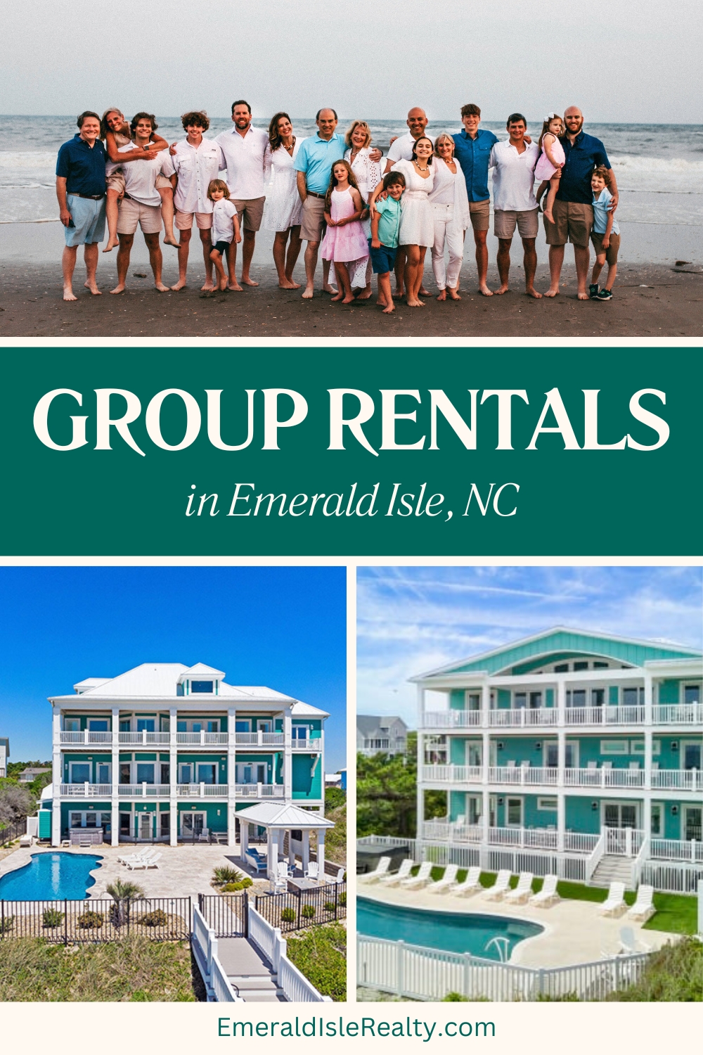 Group Rentals in Emerald Isle NC