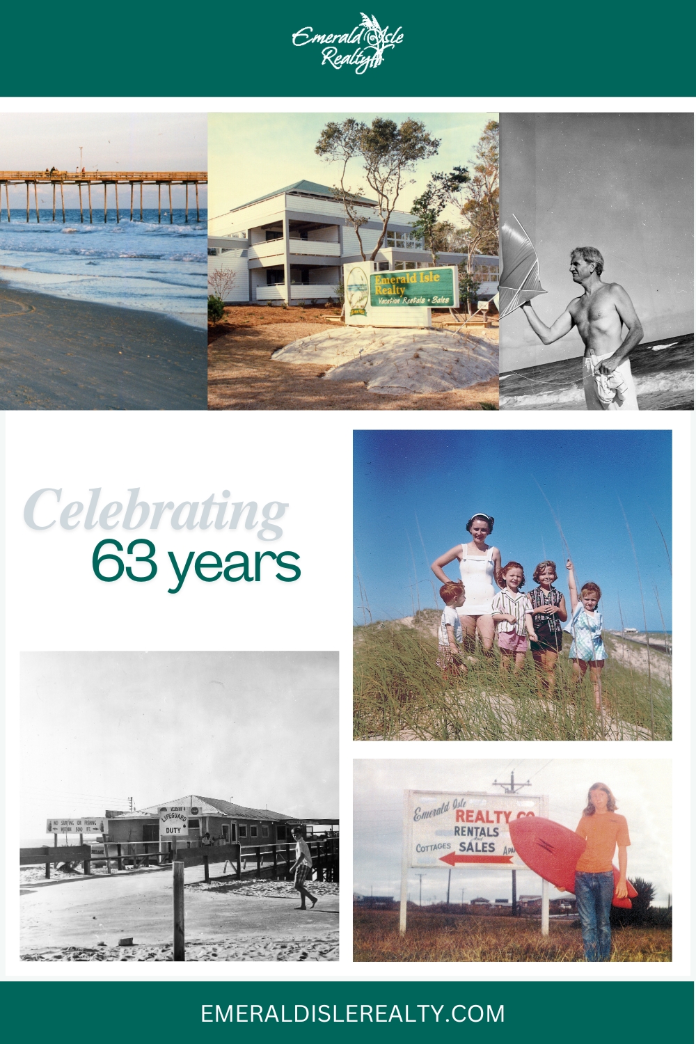 Celebrating 63 Years | Emerald Isle Realty